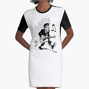 Chuck Berry caricature  Graphic T-Shirt Dress