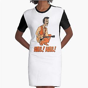 Hail Hail king of rock Chuck Berry  Graphic T-Shirt Dress