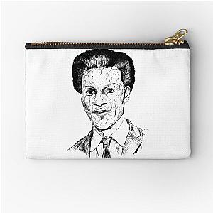 Poor Chuck Berry Black Portrait Pen Drawing Transparent Zipper Pouch