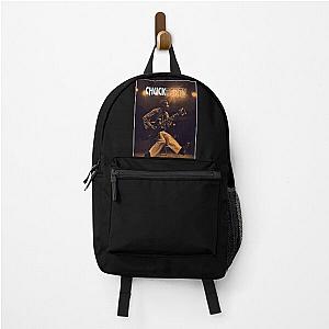 Chuck Berry playing on the guitar vintage  Backpack