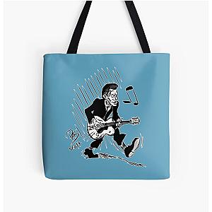 Chuck Berry caricature  All Over Print Tote Bag