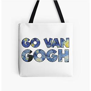 Van Gogh Go Johnny Go Chuck Berry Joke Funny Wordplay All Over Print Tote Bag