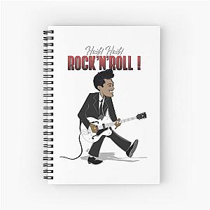 Chuck Berry Caricature Spiral Notebook