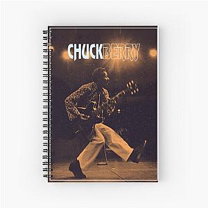 Chuck Berry playing on the guitar vintage  Spiral Notebook