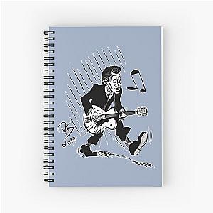 Chuck Berry caricature  Spiral Notebook