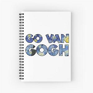 Van Gogh Go Johnny Go Chuck Berry Joke Funny Wordplay Spiral Notebook