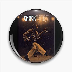 Chuck Berry playing on the guitar vintage  Pin