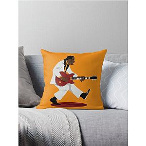 Chuck berry duck walk Throw Pillow