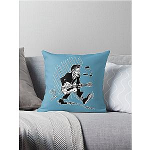 Chuck Berry caricature  Throw Pillow