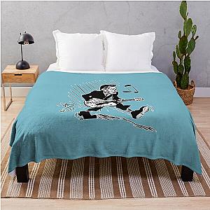 Chuck Berry caricature  Throw Blanket