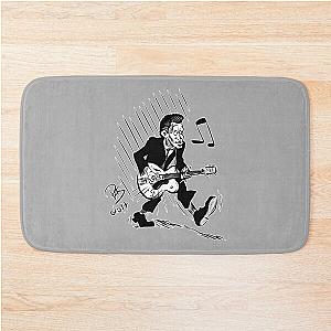 Chuck Berry caricature  Bath Mat