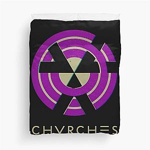 Silhouette of Samuraichvrches Duvet Cover