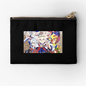 Cinderella Gray Beyond The Finish Line Cinderella Gray Zipper Pouches