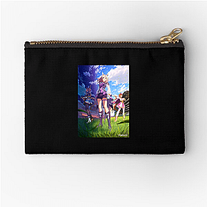 Cinderella Gray Horse Girl Power Cinderella Gray Zipper Pouches