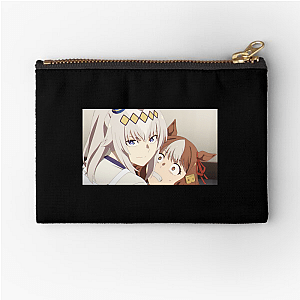 Racing With Destiny Cinderella Gray Zipper Pouches