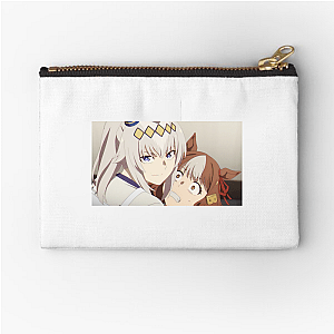 Racing With Destiny Cinderella Gray Zipper Pouches