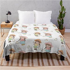 kawaii sticker pack bunny sanrio pochacco miffy cinnamoroll Throw Blanket