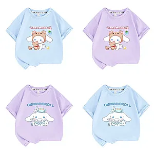 Cute Anime Cinnamoroll Cartoon Dog Bear Cosplay T-shirts
