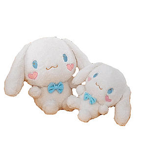 25-40 cm White Cinnamoroll Blue Tie Bow Soft Doll Plush