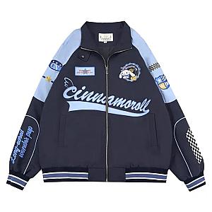Cinnamorolls Biker Baseball Uniform Winter Fashion Bomber Jacket