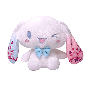 20CM White Cinnamoroll With Bow Tie Smiling Plush