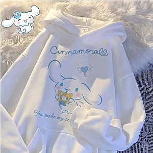 Sanrio Children Cinnamoroll Cartoon Cute Anime Hoodies