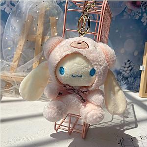 Cinnamoroll Become A Bear Plush Keychain