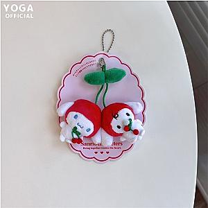 Cinnamoroll Doll Cherry Keychain