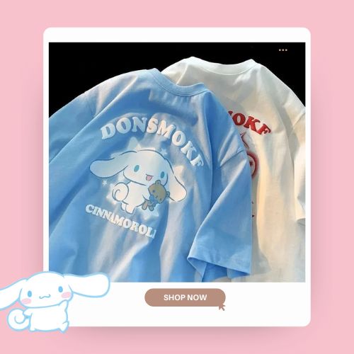 Cinnamoroll Shirts | Cinnamoroll Plush Shop - Official Cinnamoroll ...