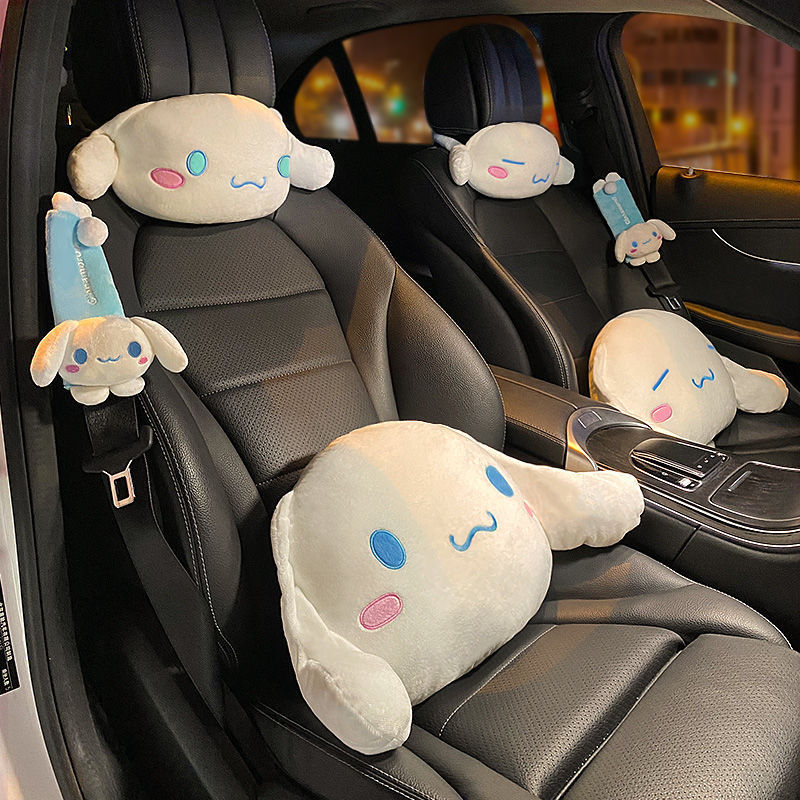 Sanrioe Cinnamoroll Plush Car Neck Headrest Pillow | Cinnamoroll Plush ...