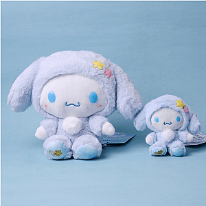 15-23cm Blue Cinnamoroll wearing Clothes Stuffed Dolls Plush