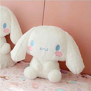 45cm White Cinnamoroll Big Eared Dog Sitting Doll Plush