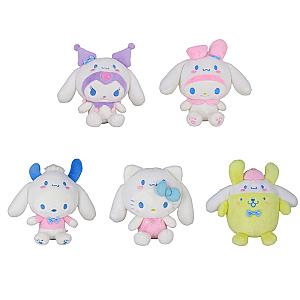 Sanrio Cinnamoroll Cartoon Plush Toy Keychains