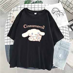 Sanrio Cinnamoroll Cartoon Cute Print Female Short-Sleeved T-shirts