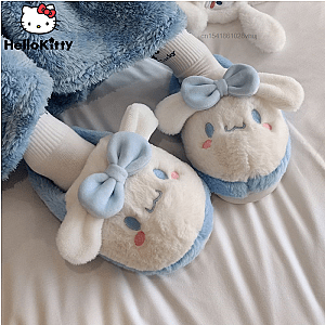 Sanrio Cinnamoroll Home Fuzzy Slipper Shoes