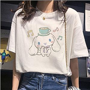 Sanrio Cinnamoroll Cute Cartoon Short Sleeve T-Shirt