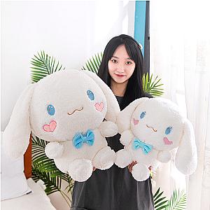 25-40cm White Cinnamoroll Blue Tie Bow Stuffed Animal Plush