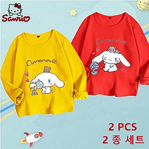 Cinnamoroll Cartoon Printing Long Sleeves Children's T-Shirt