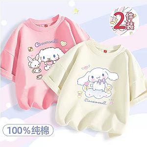 Sanrio Cinnamoroll Kids Short Sleeve 2-Piece/set T-Shirts