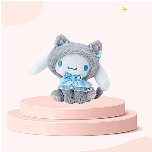 13-23cm Grey White Cinnamoroll Fox Cosplay Stuffed Animal Plush