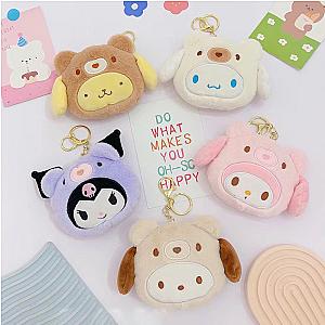 Sanrio Cinnamoroll White Bear Cosplay Plush Coin Purse