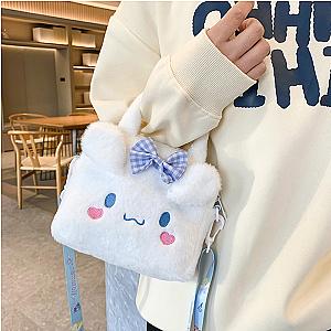 Sanrio Cinnamoroll Cute White Dog With Tie Bow Handbag