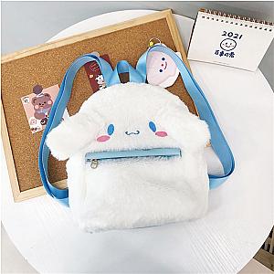 Cartoon Sanrio Cinnamoroll Plush Cute White Dog Backpack