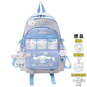 Anime Sanrio Cinnamoroll Cartoon Print Backpack