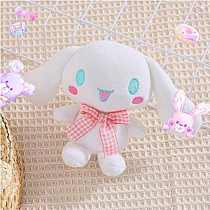 10CM White Cinnamoroll With Tie Bow Stuffed Animal Plush