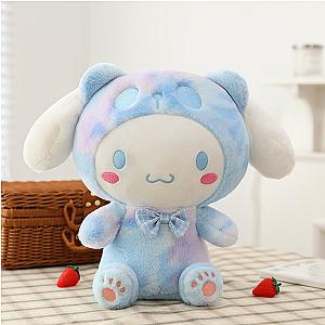 45CM Blue Cinnamoroll Bear Cosplay Sitting Doll Stuffed Animal Plush