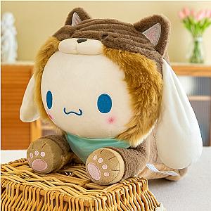 28CM Brown Cinnamoroll Dog Cosplay Stuffed Animal Plush