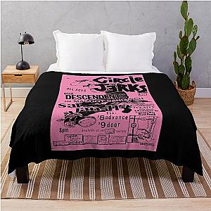 Circle Jerks Punk Grunge Metal Concert Poster Throw Blanket