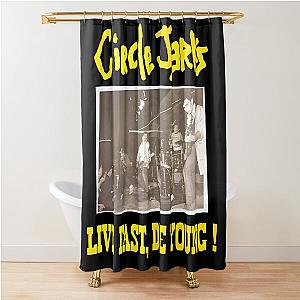  circle jerks Shower Curtain