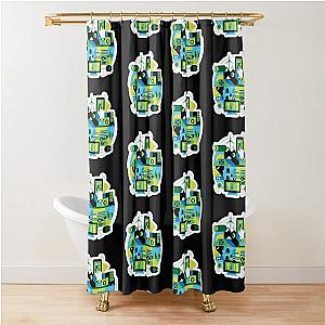 circle jerks Shower Curtain